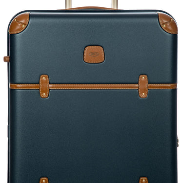 Brics Bellagio - 4 - Rollen - Trolley 70.5 cm erw. recycelt (blue/tan) - Markenkoffer