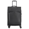 D&N Travel Line 9804 - Valise trolley 4 roues M 68 cm extensible (black)