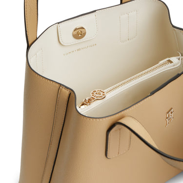 Tommy Hilfiger Icon Mini Satchel - Henkeltasche 28 cm (classic khaki) - Ansicht 3