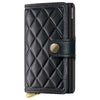 Secrid Miniwallet Emboss Diamond - Credit Card Case 6cc 10.2 cm RFID (black+)