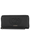 Guess Isola SLG Large Zip - Portefeuille 12 cartes 20 cm (noir)
