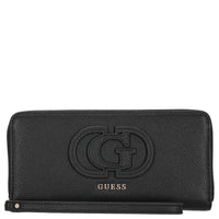 Guess Isola SLG Large Zip - Portefeuille 12 cartes 20 cm (noir)
