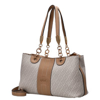 Liu Jo Ematite - Shopper S 30 cm (Couleur : naturale/dk.cipria)