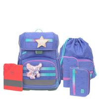Lässig School Set Light Unique - Schulranzen Set 6tlg. 960g (cloud lilac)