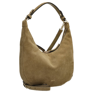 abro Nana Suede - Schultertasche Mini 27.5 cm (mud) - Ansicht 5