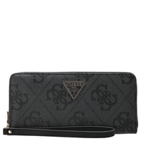 Guess Laurel II SLG Large Zip - Portefeuille (coal logo)