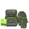 Lässig School Set Light Unique - Ensemble cartable 6 pièces 960 g (jungle green)