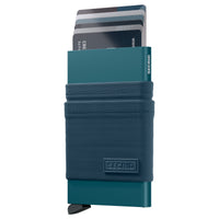 Secrid Flexwallet - Porte-cartes 6 cartes 10,2 cm RFID (bleu sarcelle)