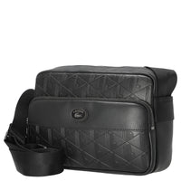 Lacoste Monogramme - Sac bandoulière 24 cm (noir)