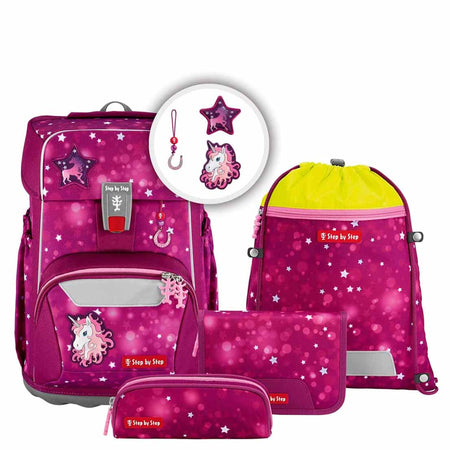 Step by Step Giant - Schulranzen Set 5tlg. (Sweet Unicorn Nuala)