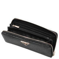 Guess Laurel II SLG Large Zip - Portefeuille (coal logo)