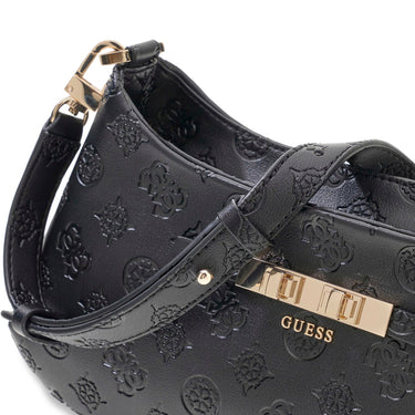Guess Carmella - Schultertasche 30 cm (black logo)