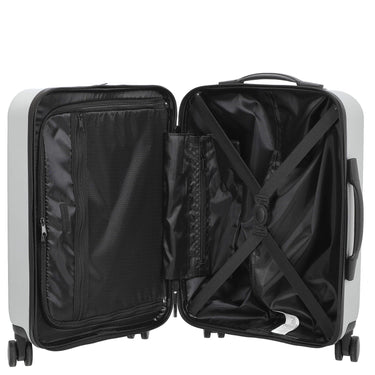 Valentino Bags Lexplor - 4-Rollen-Kabinentrolley mit Vortasche 14" 55 cm (silver) - Ansicht 6