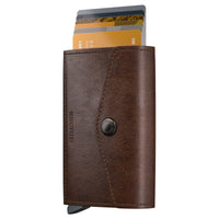 Secrid Envelope Vintage - Portefeuille 8 cartes 10,2 cm (chocolat)