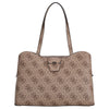 Guess Janie Logo Tote - Cabas 46 cm (latte logo)