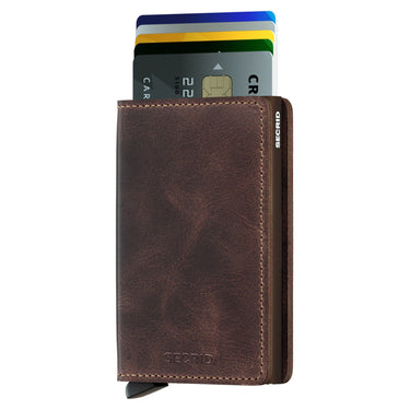 Secrid Vintage Slimwallet - Portefeuille RFID 6.8 cm (chocolat)