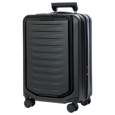 Porsche Design Roadster - Trolley cabine rigide 4 roulettes avec poche avant, 55 cm (noir mat)