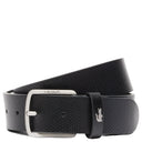 Lacoste Accessoire Geschenkset - Kreditkartenetui 6cc und Gürtel Leder (black, 115 cm)