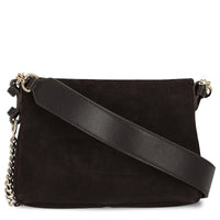 BOSS Women Yelena Flap Crossbody - Sac bandoulière (dark brown)