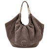 Coccinelle Smash Suede Bim - Schultertasche 35 cm (warm taupe)