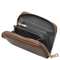 Seidenfelt Yiva - Portefeuille 2 cartes 10,5 cm (caramel doux)