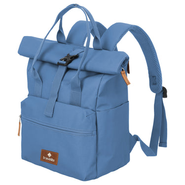 Travelite Basics Short Handle - Sac à dos Rolltop 46 cm (denim)