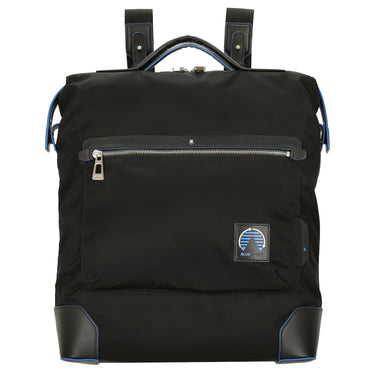 Montblanc Blue Spirit - Sac à dos 13" 41 cm Nylon (noir/bleu)