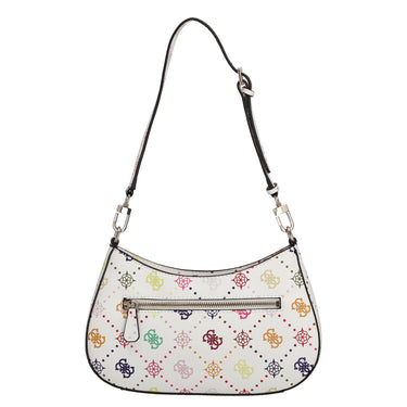 Guess Emelie Logo Top Zip - Schultertasche 26 cm (multi logo) - Ansicht 4
