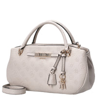 Guess Carmella 3 Comp Satchel - Tote Bag 30 cm (bone logo)