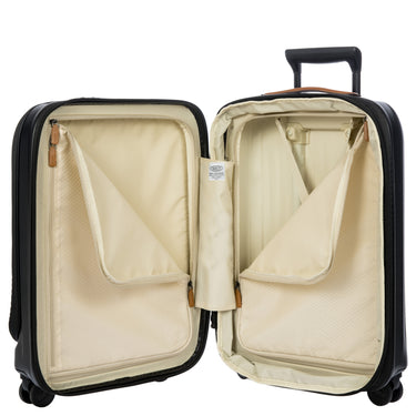 Brics Taormina - 4-Rollen-Kabinentrolley mit Vortasche 55 cm erw. USB (schwarz) - Ansicht 6