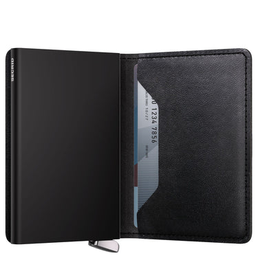 Secrid Slimwallet Emboss Lines - Kreditkartenetui 6cc 10.2 cm RFID (black+) - Ansicht 5