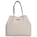Guess Victtoria Large 2 in 1 Tote - Shopper 50 cm (stone logo)