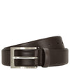 BOSS Barnabie - Ceinture en cuir avec boucle ardillon 3.5 cm (marron foncé, 90)
