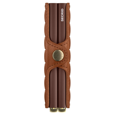 Secrid Twinwallet Emboss Lines - Kreditkartenetui 12cc 10.2 cm RFID (cognac+) - Ansicht 3