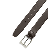 BOSS Barnabie - Ledergürtel mit Dornschließe 3.5 cm (dark brown, 90) - Ansicht 2