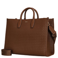 BOSS Sac cabas Sandy pour femme - Shopper 37 cm (marron moyen)