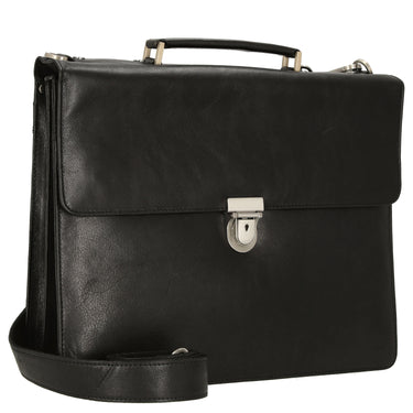 Leonhard Heyden Tradition  - Aktentasche 1 Fach Leder 15" 38 cm (schwarz) - Ansicht 5