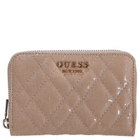 Guess Isemay SLG Medium Zip - Portefeuille (Couleur : pale mocha)