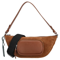 Coccinelle STG Paki Suede - Sac à bandoulière 32 cm (cognac)