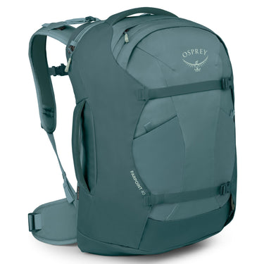 osprey farpoint 40 hand luggage Osprey Farpoint 40 Backpack Cascade Blue-Torrent Blue – Markenkoffer