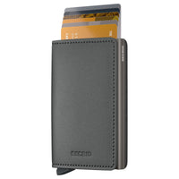 Secrid Slimwallet Matte Satin - Portefeuille 6 cartes 10,2 cm (acier)