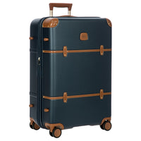 Brics Bellagio - 4 - Rollen - Trolley 70.5 cm erw. recycelt (blue/tan) - Markenkoffer