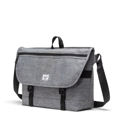 Herschel Cove Messenger - Sac bandoulière 16" 38 cm (raven crosshatch)