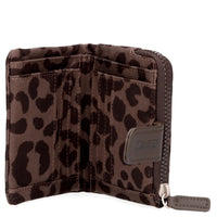 zwei Mademoiselle MW5 - Geldbörse 6cc 13 cm (leo-brown)