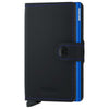 Secrid Matte Miniwallet - Portefeuille RFID 6.5 cm (black-blue)