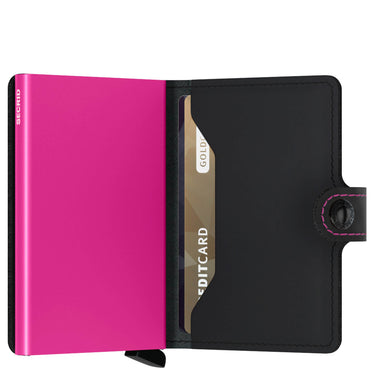 Secrid Matte Miniwallet - Geldbörse RFID 6.5 cm (black-fuchsia) - Ansicht 4