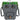 Vaude Bike Aqua Front - Sacoche avant (2x14L) (Bikepacking) 31 cm (vert perroquet)