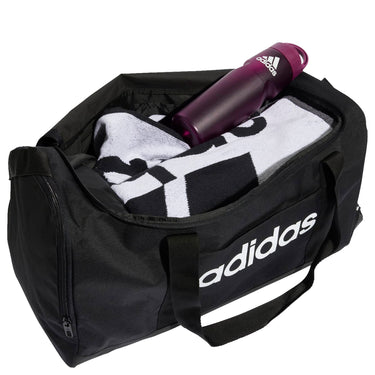 adidas Linear - Sporttasche M 56 cm (black/black/white) - Ansicht 4