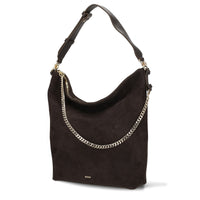 BOSS Women Yelena Hobo - Sac seau 34 cm (dark brown)