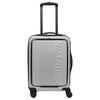 Valentino Bags Lexplor - Trolley de cabine 4 roulettes avec poche avant 14" 55 cm (argent)